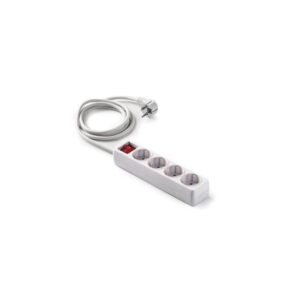 BASE 4 TOMAS/TT. CON INTERRUPTOR CABLE 3 M. 9/804