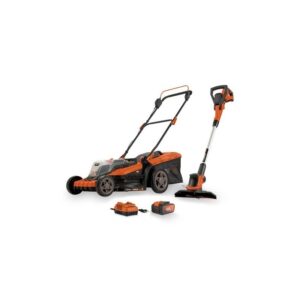 CORTACESPED 40V+CORTABORDES 20V+BATERIA 40V+CARGAD