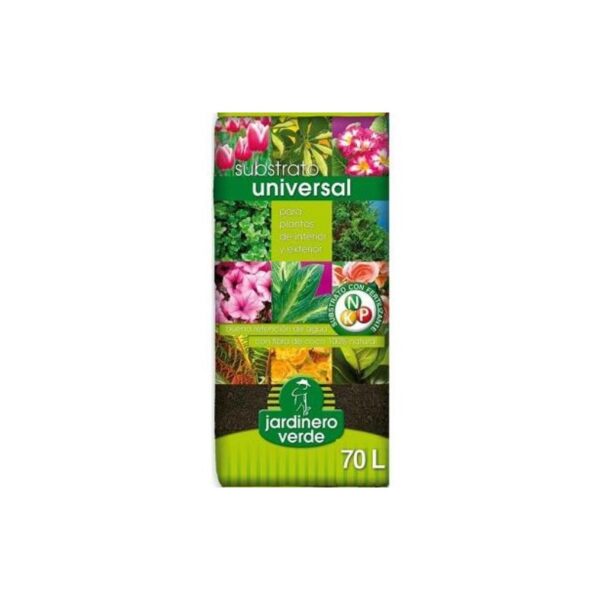 SUBSTRATO UNIVERSAL JARDINERO VERDE 70L.