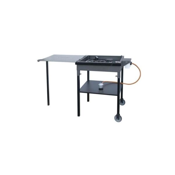 BARBACOA PAELLERO PLANCHA CON RUEDAS 33702