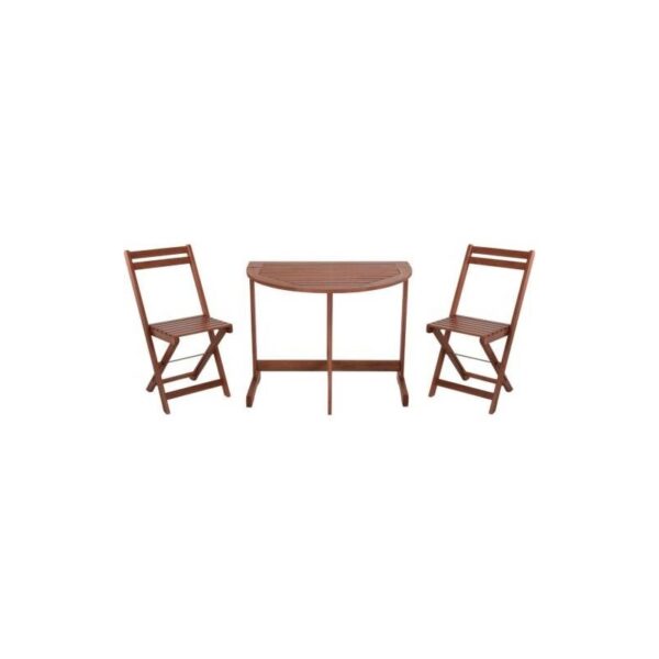 CONJUNTO BISTRO 1 MESA 2 SILLAS ACACIA VT2200290