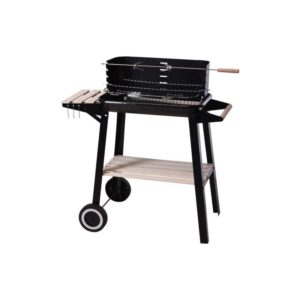 BARBACOA CARBON C.RUEDAS RECTAG.NEGRA X86000040