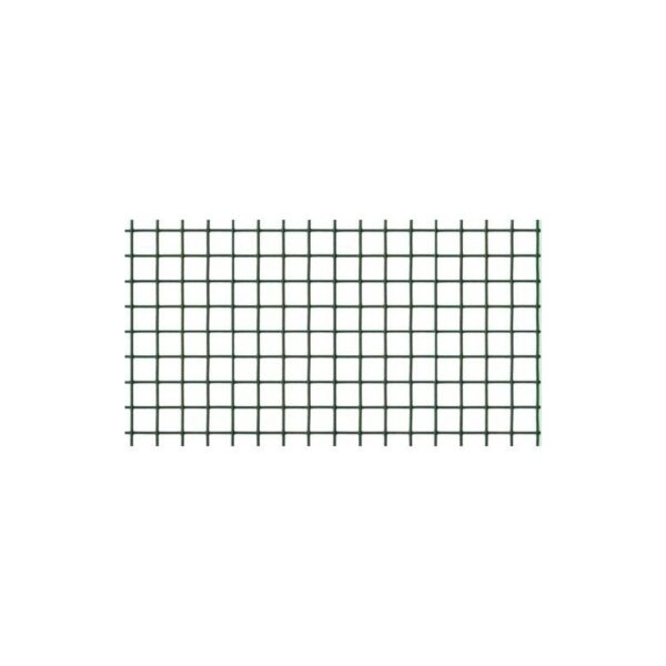 ROLLO MALLA SOLDADA GALVAN.PLAST.VDE. 13X13MM 5X1M