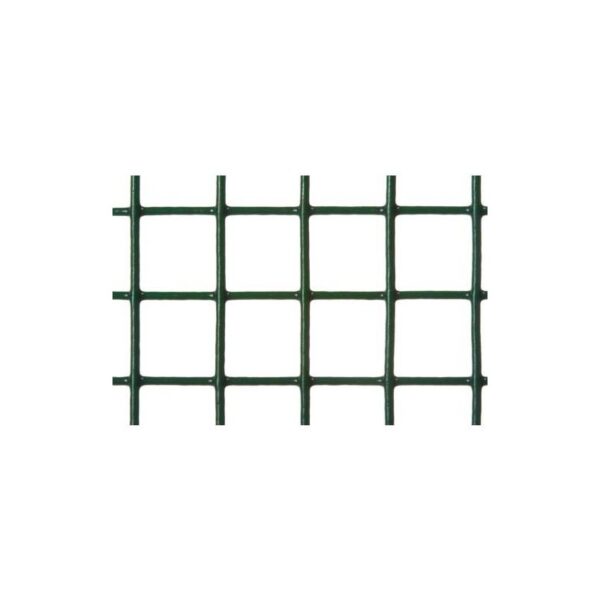 ROLLO MALLA SOLDADA GALVAN.PLAST.VDE. 25X25MM 5X1M