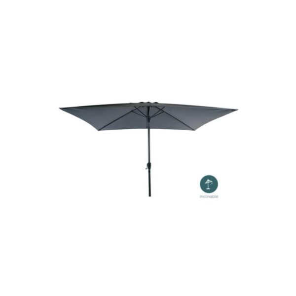 PARASOL ALUMINIO 2X3M. ANTRACITA PAREDE069