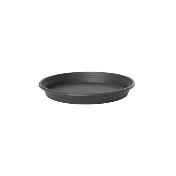 PLATO MACETA BALCON REDONDO ANTRACITA 25CM.