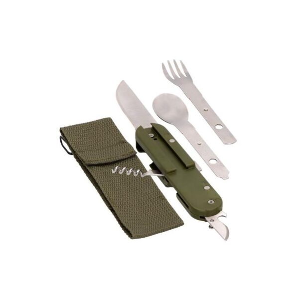 SET CUBIERTOS CAMPING C/ FUNDA CAMPING 52807