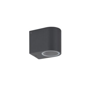 APLIQUE DE PARED 1XGU10 100MM IP54 GRAFITO