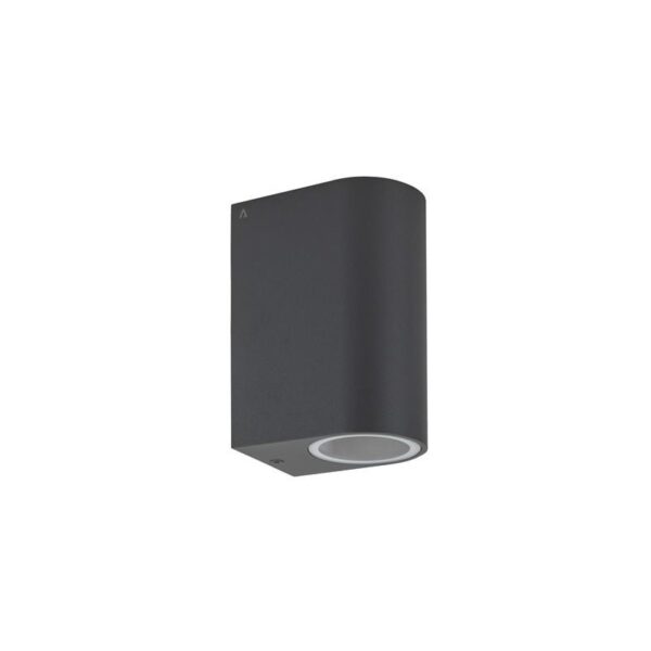 APLIQUE DE PARED 2XGU10 150MM IP54 GRAFITO
