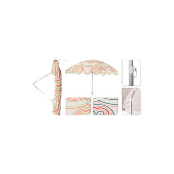 SOMBRILLA PLAYA 60CM INCLINABLE SURTIDO X11000860