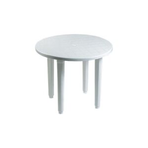 MESA JARDIN REDONDA 90 CM.BL. 4024