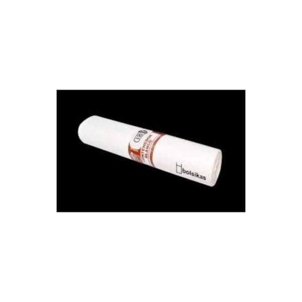 BOLSA BASURA BLANCA 53X60 GALGA 70 30L (ROL-25)