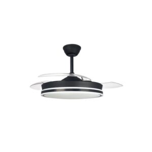 VENTILADOR TECHO RETRACTIL SUPERECO 45W 4400LM NGR