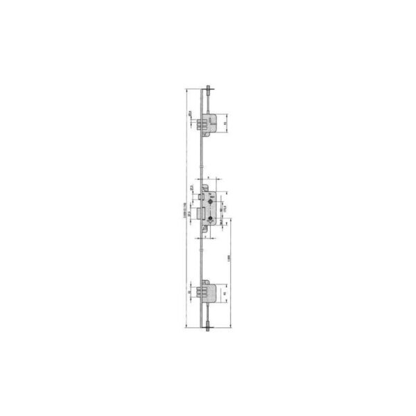 CERRAD.SEGUR.8920-80 AL YL6 70 M3 CERRADERO LARGO