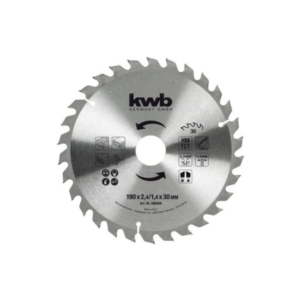 SIERRA CIRCULAR HM 190X30/20/16 Z30 49586959