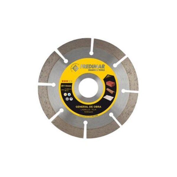 DISCO OBRA ￘115 SEGMENTADO RAPID CUT ALTURA 10MM.