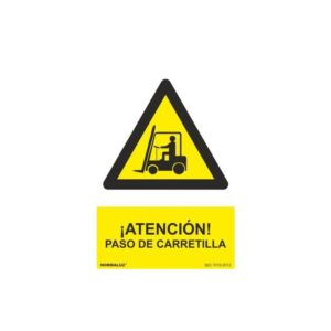 SE￑AL PASO CARRETILLA