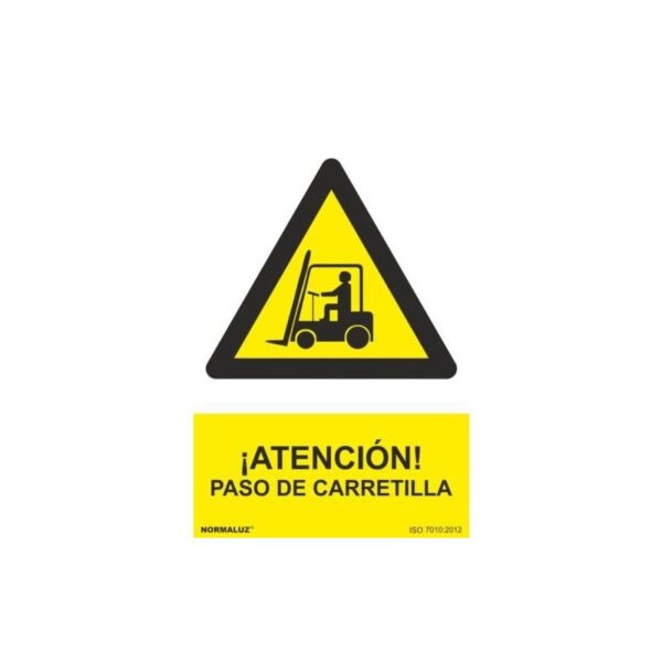 SE￑AL PASO CARRETILLA