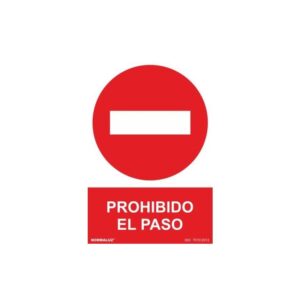 SE￑AL PROHIBIDO EL PASO