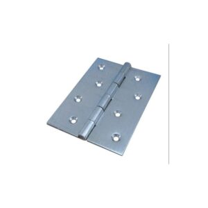 BISAGRA DOBLE HOJA GALVAN. SIN REMATE 100X70 MM.